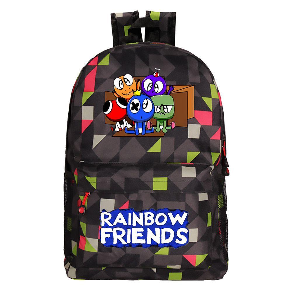 Roblox Rainbow Friends Large Capacity Student Backpack Bag Book