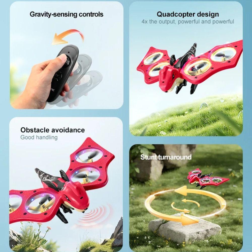 EPP Foam Dinosaurs RC Plane Gravity Sensing 2.4G Radio Control Plane  Kids Toddlers Children