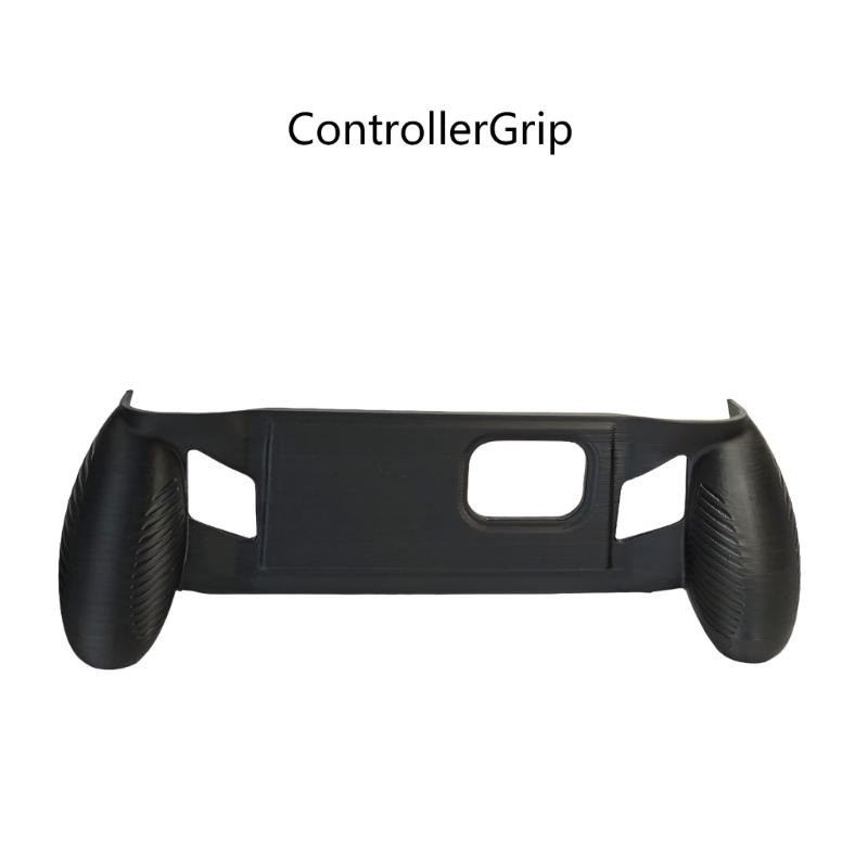 Handheld-Spielgriff für Retroid Pocket 6, 3D-gedrucktes Griffgehäuse mit freiliegenden Front Bedienelementen und Öffnung an der Unterseite für Spiele zu Hause und unterwegs