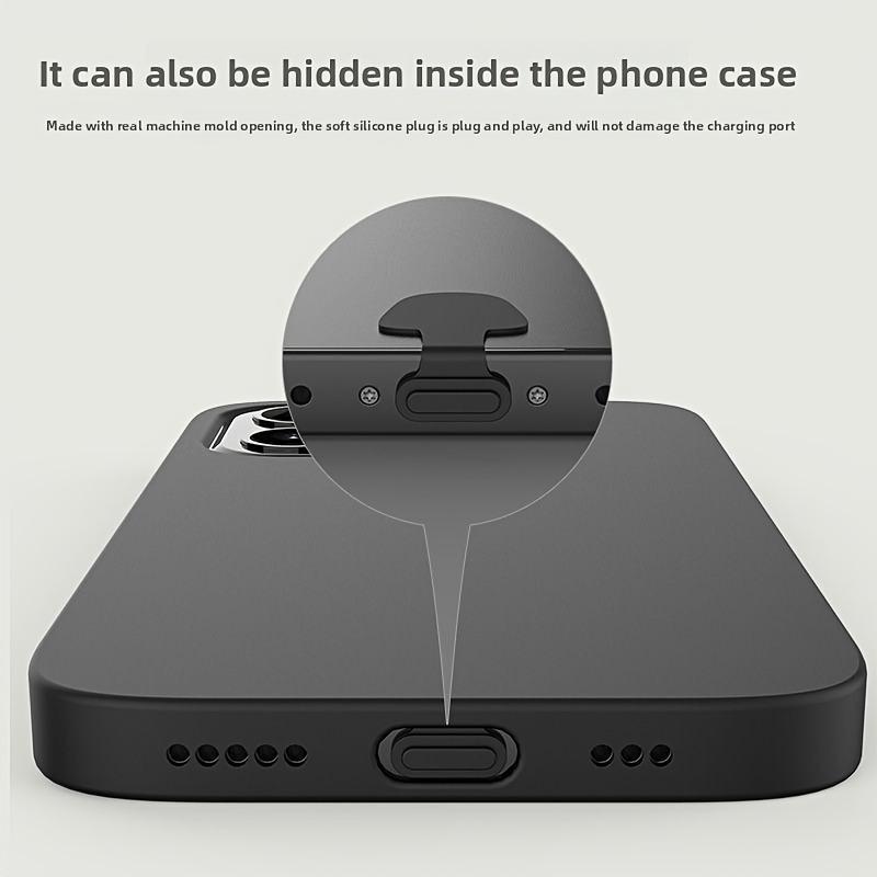 7-piece mobile phone charging port waterproof and dustproof plug,suitable for Type-C interface,suitable for a variety of devices2