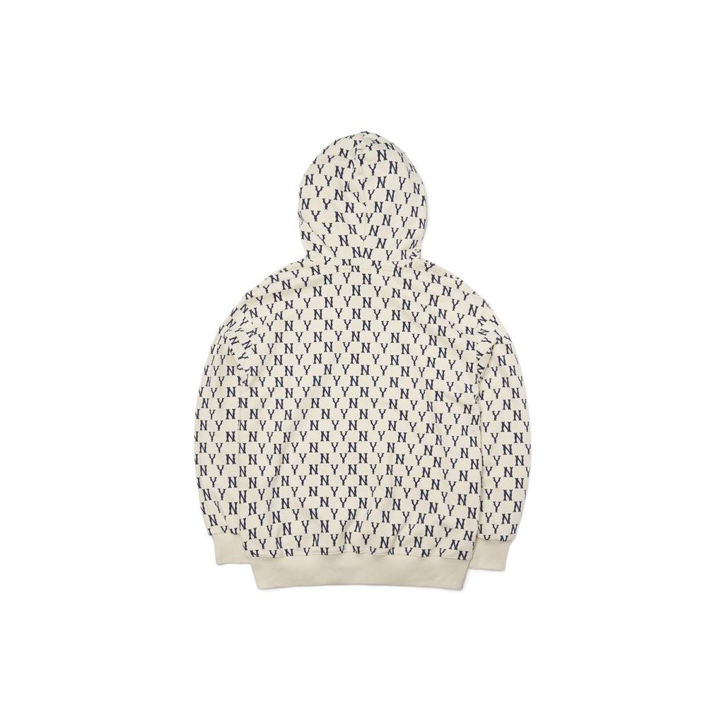 New MLB Old Flower Sweatshirts Unisex Cream 3AHDM0221-50CRS