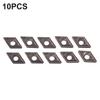 10pcs DCMT 2-1-SM DCMT070204 SM IC907 Carbide Rt Lathe Turning Milling Rt