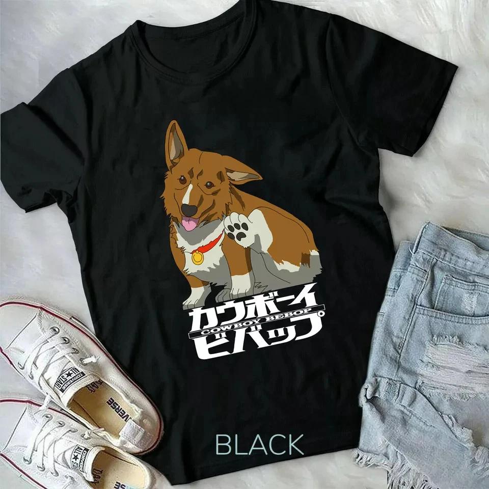 Corgi Ein Cooy Bebop TShirt Cooy Bebop Animenew Unisex Tshirt Black S