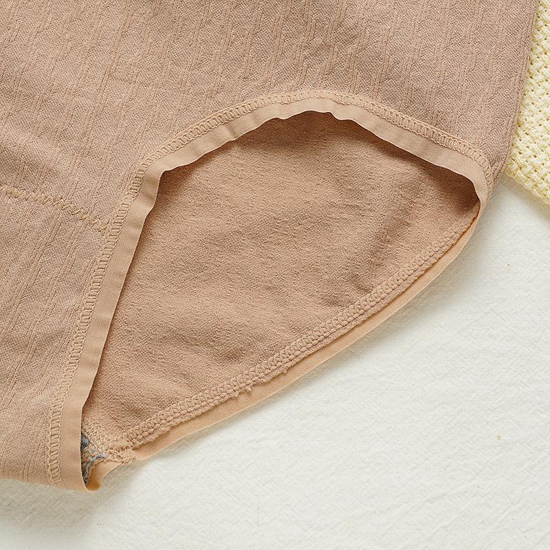 Női nagy méretű, kényelmes, pamut, középderekú alsónemű, varrás nélküli, lélegző, csípőt takaró alsónemű nőknek