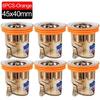 6/3/1PCS Gravity-Induction Floor Drain-Core Toilet Deodorant Anti-Odor No Smell Bathroom Toilet Sewer Shower Drain for Bathtub