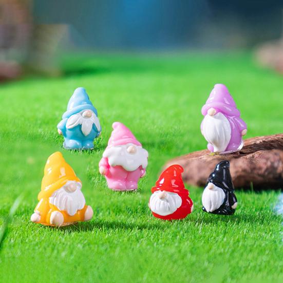14Pcs Micro Landscape Ornament Mini Gnome Easter Figure Miniature Garden Decoration Mini Potted Plant Accessories