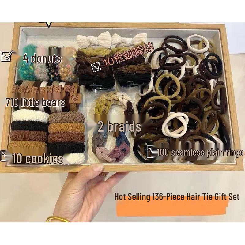 Princess Hair Accessories Set: Baby Hair Ties, Girls Hairpins & Clips Gift Box