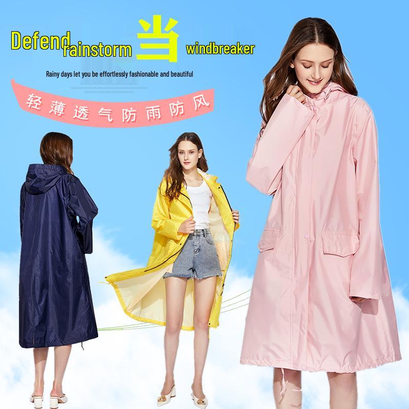Japanese Style Lightweight Breathable Stormproof Raincoat Poncho for Export to Japan and Korea