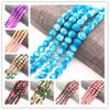 New 4/6/8mm Charm Double Salad Glass Beads Loose Spacer Beads for Jewellery Making Diy Bracelets Necklace Accessories