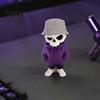 Фигурка скелета Крутые фигурки, 3D-печатная готическая статуэтка маленького черепа, Коллекционная модель персонажа на Хэллоуин Жуткое украшение для дома и офиса
