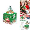 Christmas Party Decor Green Snowman Gift Box For Holiday Celebrations