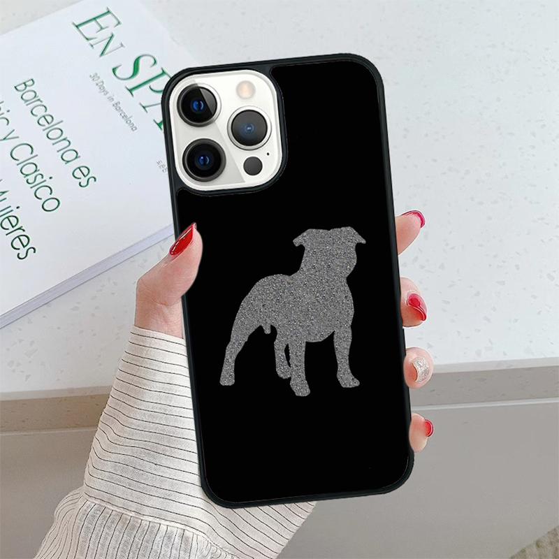 Staffordshire Bull Terrier Staffy Dog Phone Case For iPhone SE2020 15 16 14 13 12 11 Pro Max Coque For Apple 8 PLUS 7 fundas