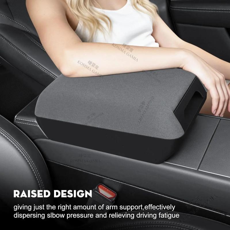 Xiaomi For Tesla Model Y Juniper 2025 2026 Suede Armrest Box Raised Storage Privacy Space Elbow Support Long Trip Durable Interior