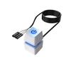 LED Light Computer Desktop External Power Switch Round Button for PC Motherboard Start On Off 1M Extension Cable Home Office