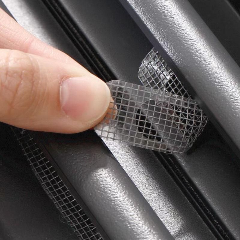 10PCS Window Screen Repair Patch Mosquito Proof Mesh Sticker for Exhaust Grille Drainage Holes Invisible Hole Paste