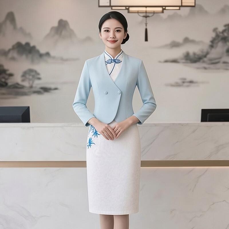 Women's New Chinese Style Professional Cheongsam Dress & Suit