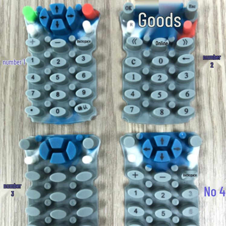 

Conductive Silicone Button 6-05B - Rubber Parts in Plastic Box Button 1