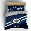 Winnipeg Jets Logo Bedding Set Bedding Duvet Cover Set Duvet Cover Pillowcases (1 * Duvet Cover 2 * Pillowcases, Without Duvet Insert)