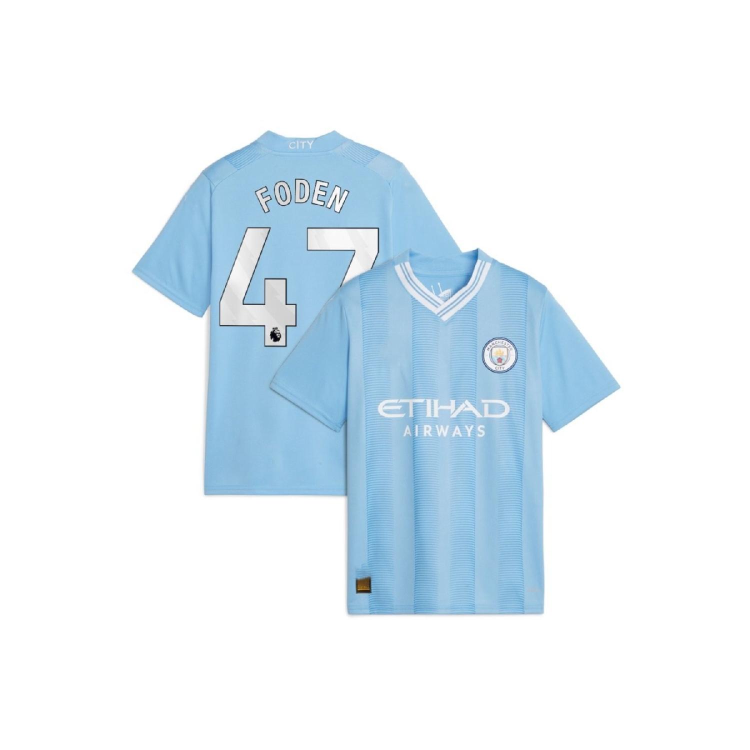 

Домашняя майка Фила Фодена нового сезона 2023/24 «Манчестер Сити»