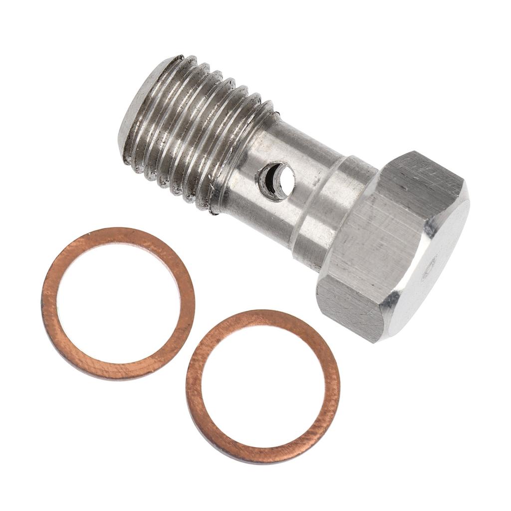 716inx20 UNF Banjo šroub z nerezové oceli 25mm adaptér pro uchycení dlouhé brzdy s 2ks podložek