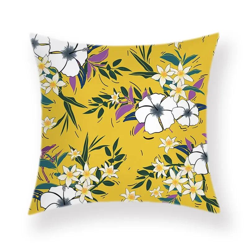 Boho Room Aesthetic Summer Green Pillowcase Cartoon Pineapple Decorative Pillow Bed Sofa Throw