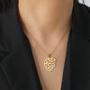 My Shape Anatomical Heart Necklaces Stainless Steel Pendants Chain for Doctor Medical Biology Fashion Jewelry Gifts Wholesale