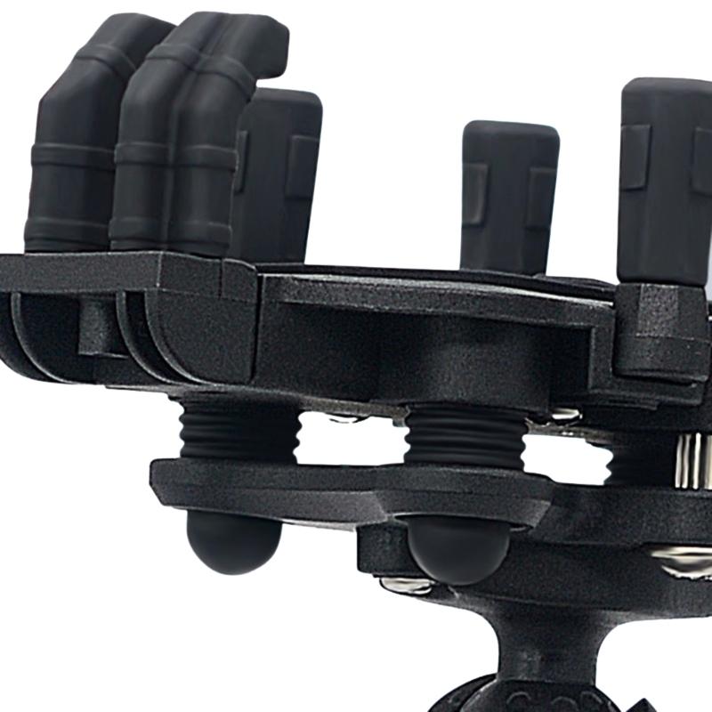 Motorcycle Phone Holder with Vibration Dampener & Secure Lock, Anti-Theft Motorcycle Phone Mount Handlebar Phone Holder
