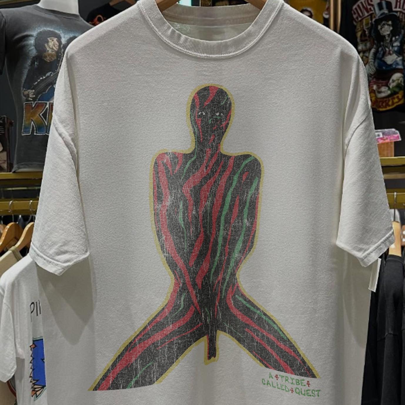 1993 Tribe Called Quest Midnight Marauders Aged T-Shirt White S XL