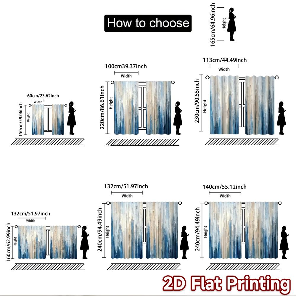 1 Stück 2D flaches Fotografie-Hintergrundtuch Blau und Beige Vertikale Streifen 100% Polyester Jubiläum Perfekt für Feiertage