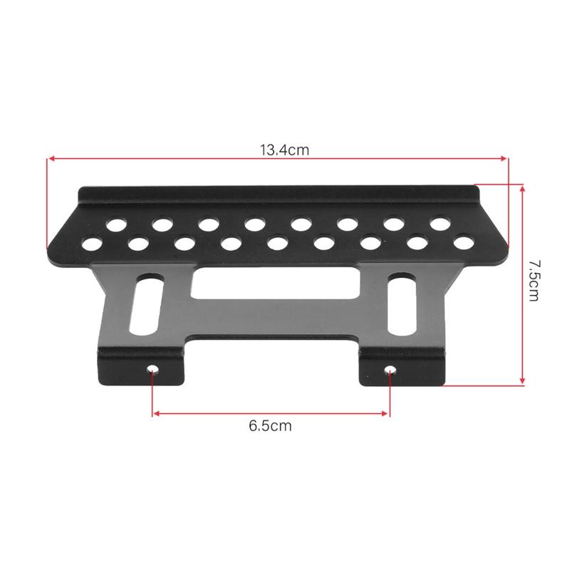 2Pcs Side Pedal Plates Step Running Boards Foot Plate for 1/10 Axial SCX10 RC Crawler Car Upgrades Parts Body for Shell
