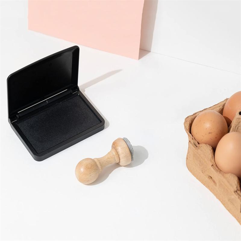 Round Plastic Egg Stamp Set For Personalized Farm Fresh Eggs For Crafters & Bakers Perfect Gift For Easter & Holidays