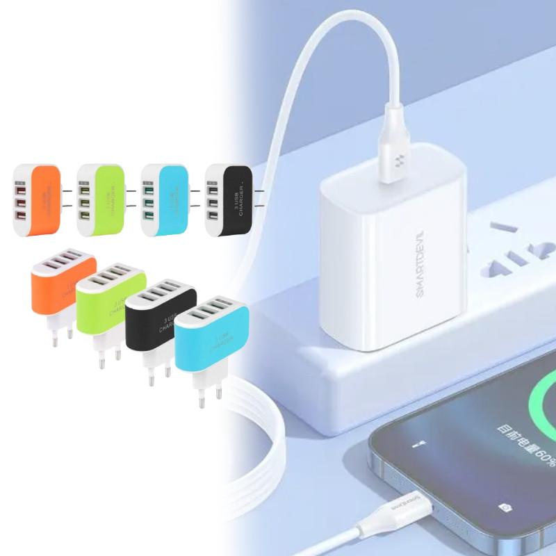 Led Usb Charger For Smartphones With Glowing Indicator And 5w Power For Travel And Office Use