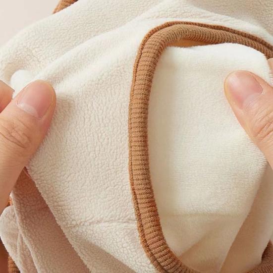2 In 1 Toddler Winter Hat Balaclava Windproof Warm Fleece Baby Hooded Scarf with Ear for Toddlers Boys Girls