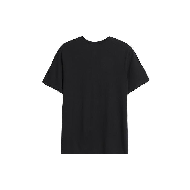 Jordan T Shirts Men's Black Crew Neck Moderate Other CD7611-010