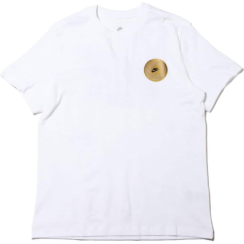 

Nike Спортивная одежда Футболка с коротким рукавом с логотипом Мужские топы Белые FB9773-100 L