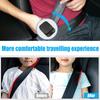 2Pcs Car Seatbelt Adjuster Plastic Waterproof Car Seatbelt Regulator Easy To Install Seatbelt Adjusting Device Car Safe Fixing