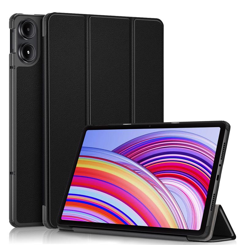 Tablethülle für Xiaomi Redmi Pad Pro 2024 Hülle Dreifach klappbare Standhülle Funda für Red Mi Pad Pro 12 1 12,1 Zoll Tablet mit automatischer Sleep-Abdeckung