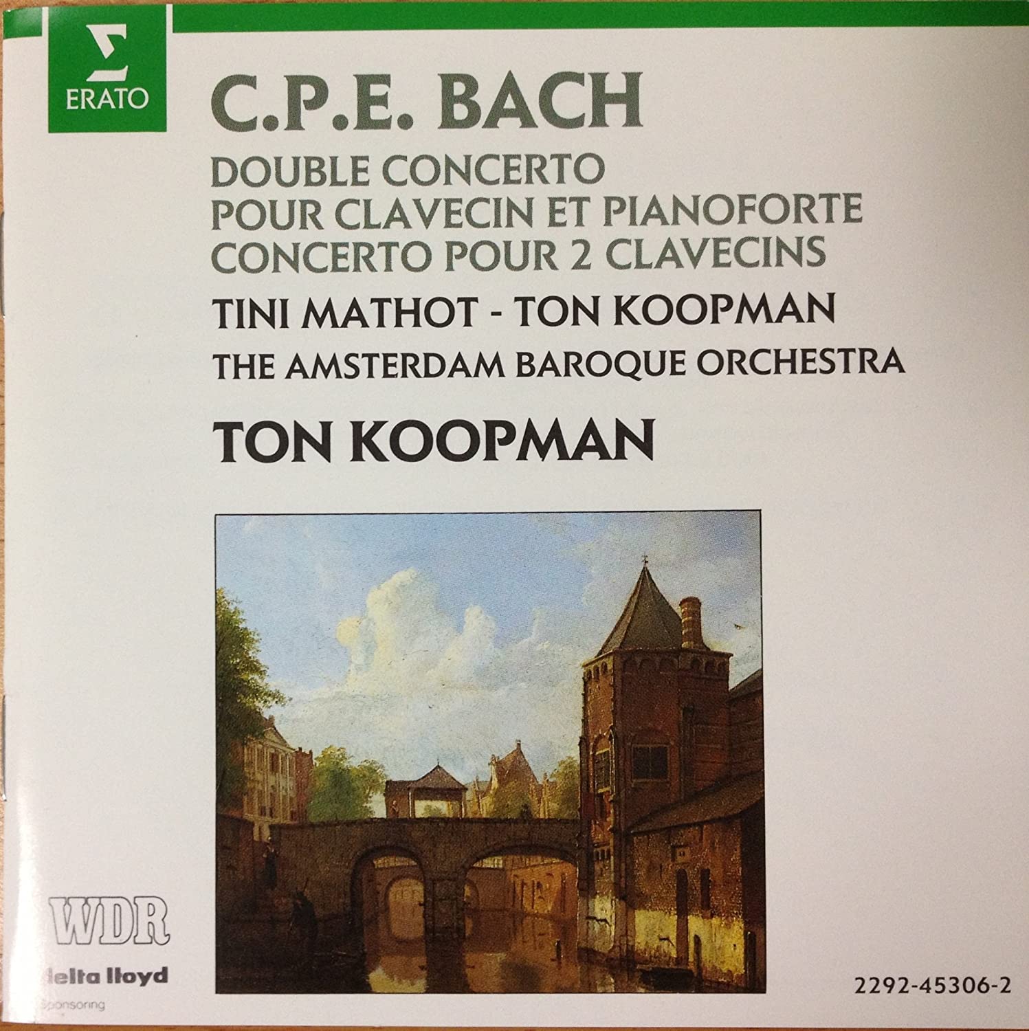 

CD C.P.E. БАХ, ТОН КООПМАН; ТИНИ МАТ - C.P.E. Бах: Концерт для фортепиано с оркестром H Германия Классика Б/У