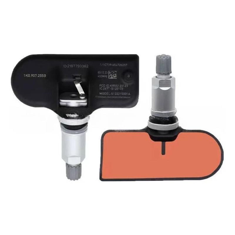4 Stück 1K0907255B Auto TPMS Reifendrucksensor 433MHZ Für VW Volkswagen Passat B6 2006-2011