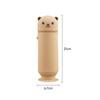 Silicone Pencil Pouch Soft Stationery Box INS Cartoon Bear Pencil Case  Children Gifts