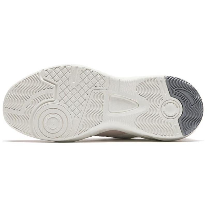 Anta ACE Anti-Slip Wear-Resistant Low-Top Chunky Sneakers Women's Ivory White Lotus Grey Stardust Red Sneakers