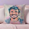 Hot Actor P-Pedro Pascal Pillow Case Ultra Soft Skin Friendly Fabric Cloud Like Comfort & Concealed Zipper