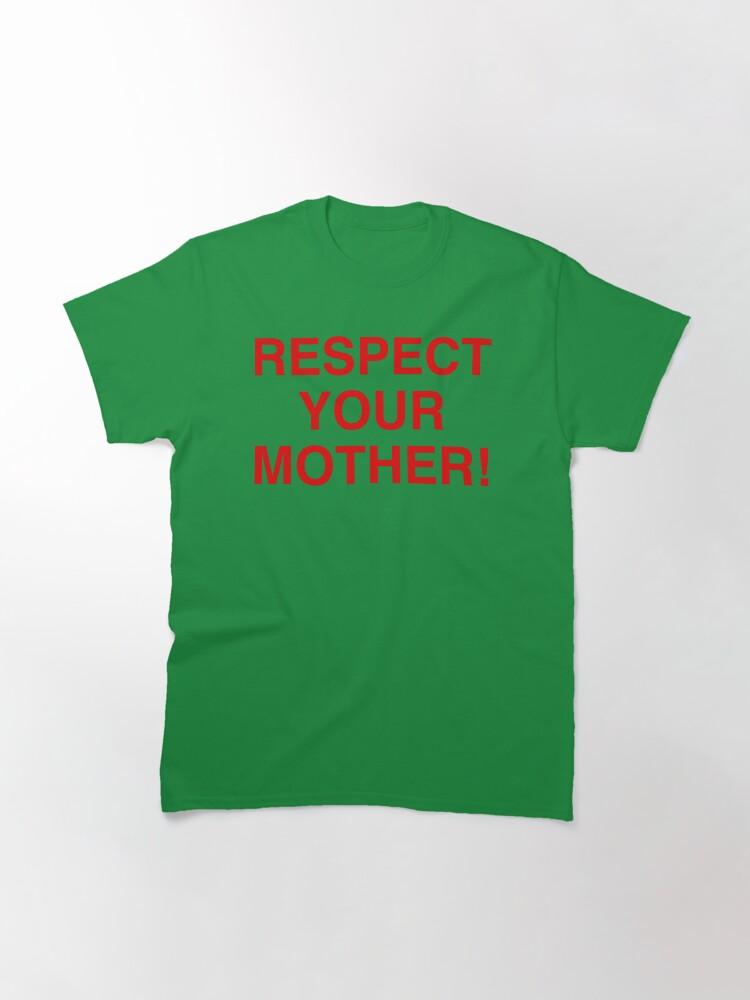 Červené tričko Harry Styles Red Classic s nápisem Respect Your Mother
