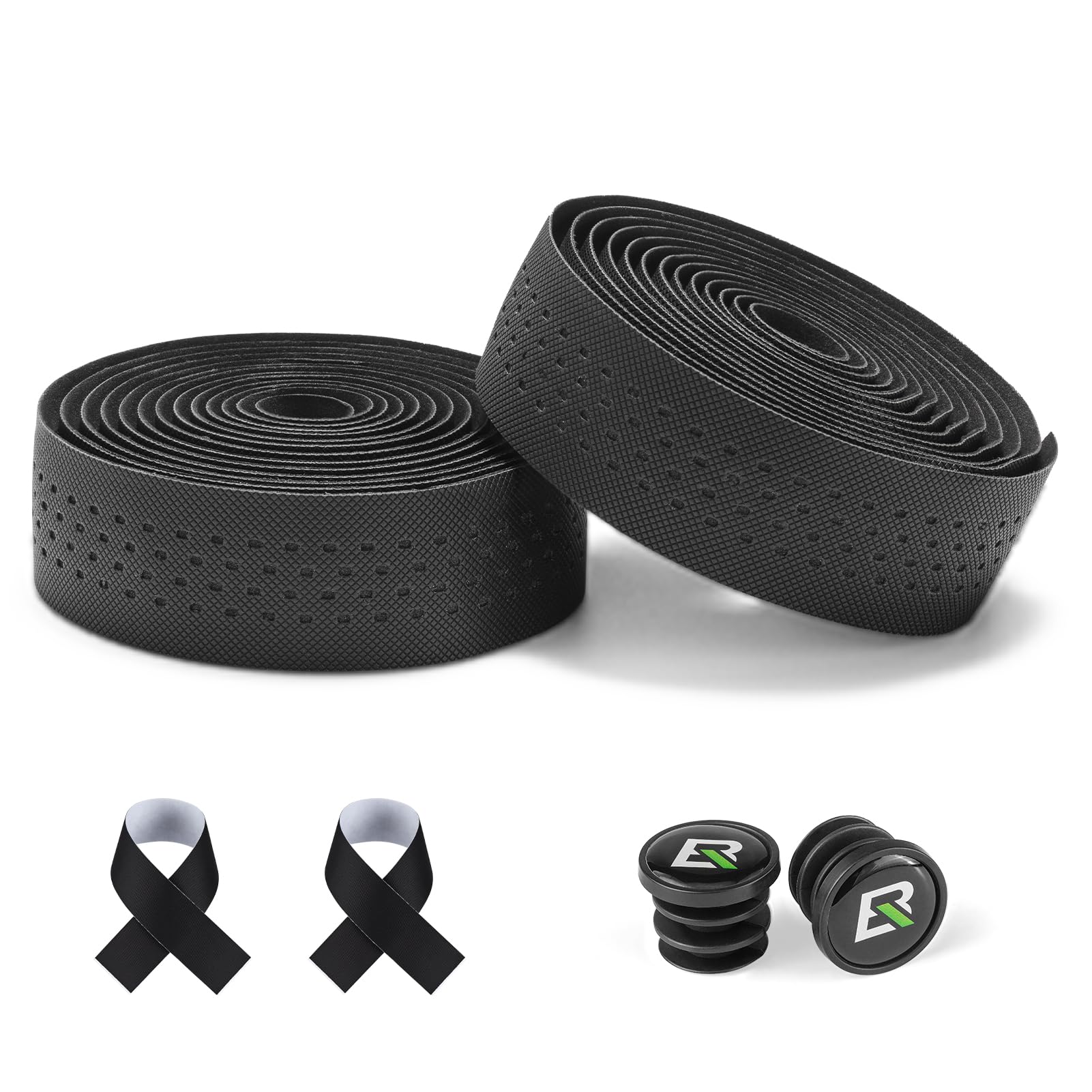 

ROCKBROS Руль Дорожный EVA PU Руль Велосипедный Грип Шок Руль Набор Заглушек Синяя Лента, Велосипед, + Лента, Лента, Амортизация, Амортизация, Лента, Противоскользящий, 2, чёрный