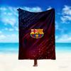 1 Stück FC Barcelona Decke, Gemütliche Valentinstagsdecke, Multifunktionale Nickerchen-Decke für alle vier Jahreszeiten erhältlich