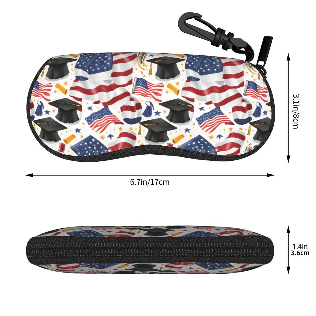 Graduation students school Graduate Glasses Case Girls Student Zipper Eyewear Storage Box Kawaii Glasses Box