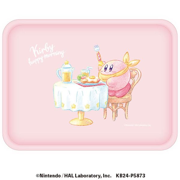 

Ensky Kirby Happy Morning Tray, approximately 230 x 310 x 20mm, made of polypropylene