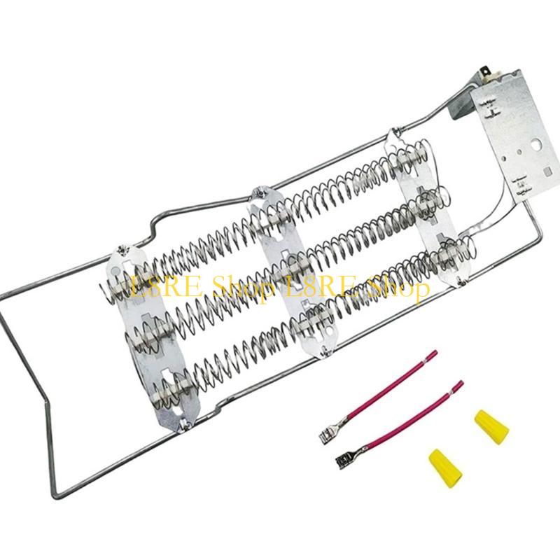 L8RE Elektrisches Heizset Trockner Ersatzteil Heizelement Heizröhre Aluminiumlegierung Textur für Hauswirtschaftsraum