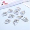 Fashion Simple Earring Findings Earrings Clasps Hooks Fittings DIY Jewelry Making 925 Sterling Silver Drop Earrings Accessories