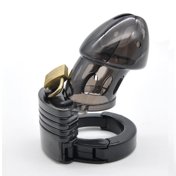Plastic Chastity Cage Male Chastity Device with Adjustable Rings for Man